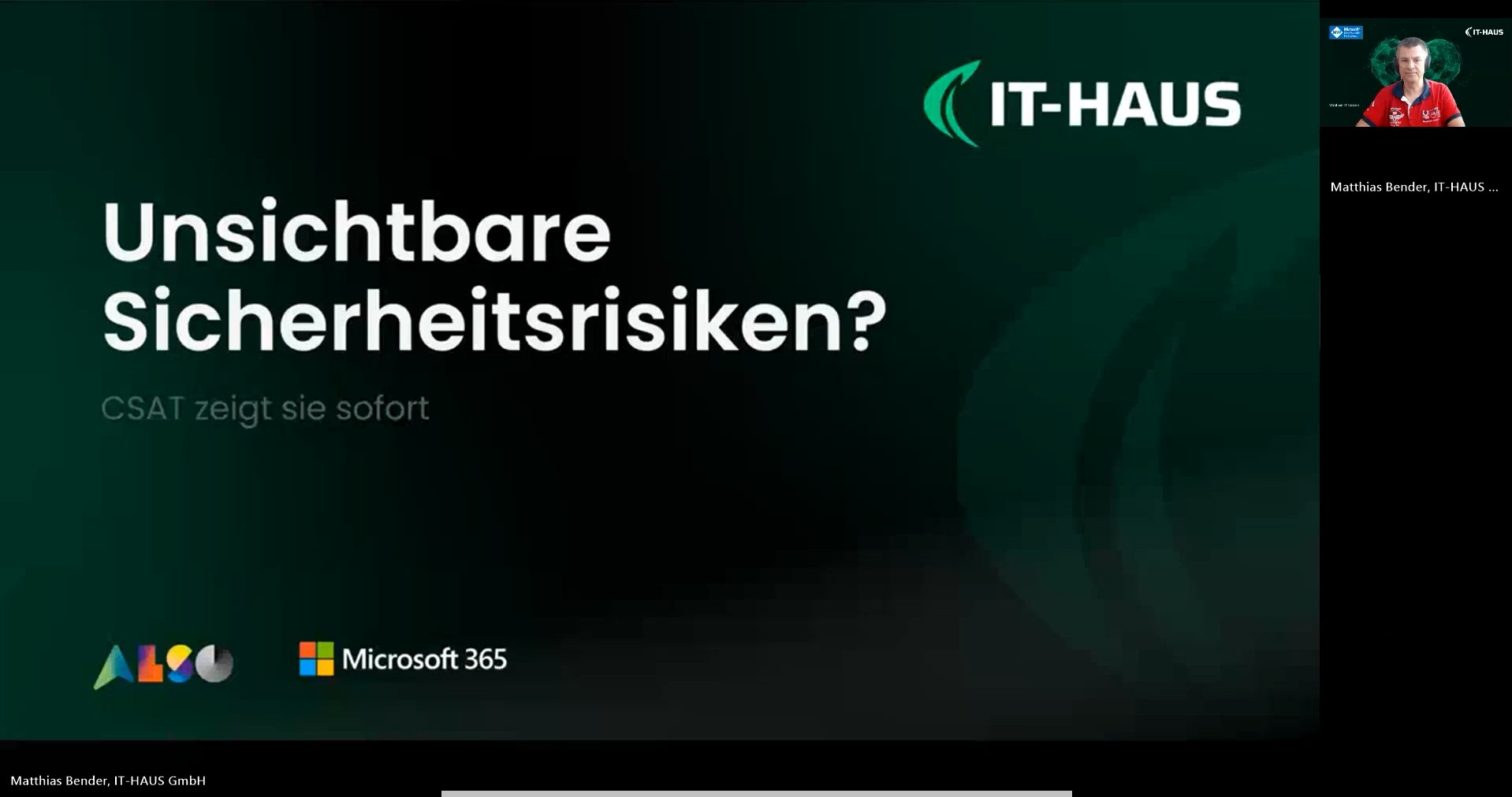 unsichtbare Sicherheitsrisiken Webcast